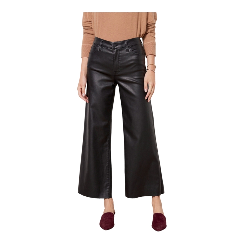 Meg Coated High Rise Fab Ab Wide Leg